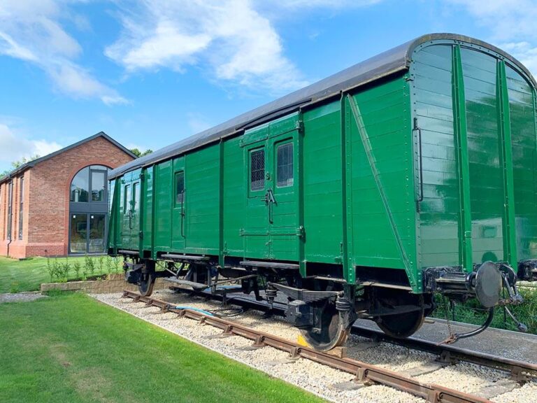 Southern Railways PMV converted into glamping accommodation